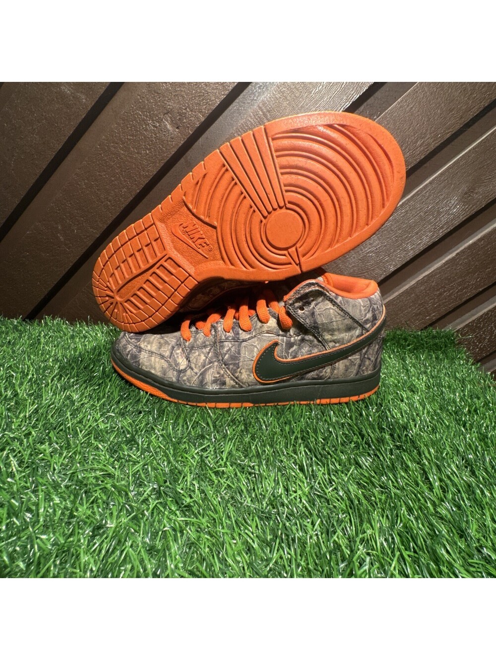 Size 9 - Nike Dunk Premium SB Mid Real Tree Camo